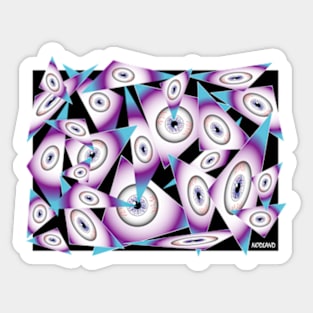 SHATTERED EYEZ Sticker